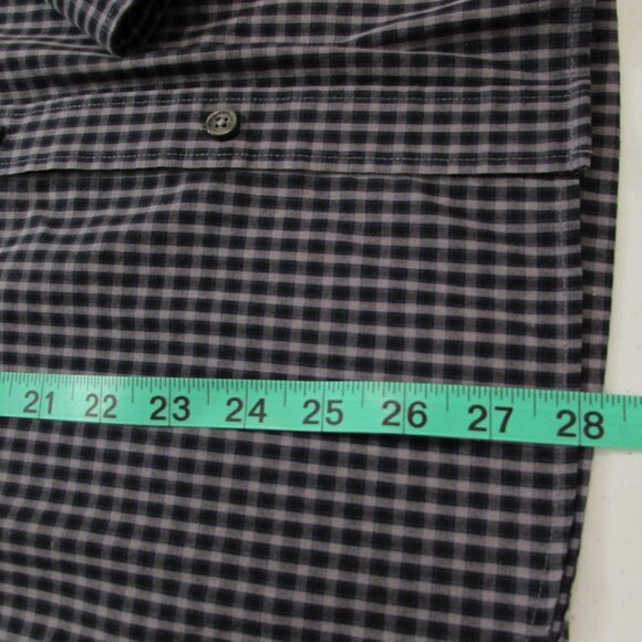 Calvin Klein/Old Navy Men's Dress Shirts Grays Checkered Both Small - Picture 9 of 16